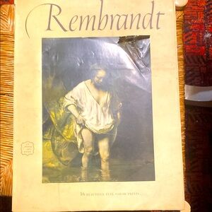 3/$15. Rembrandt Art Print Collection, 16 full color
